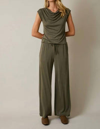 Sunday Edition - Emma Draw String Wide Leg Pants