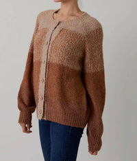 Sunday Edition - Grateful Colorblock Cardigan