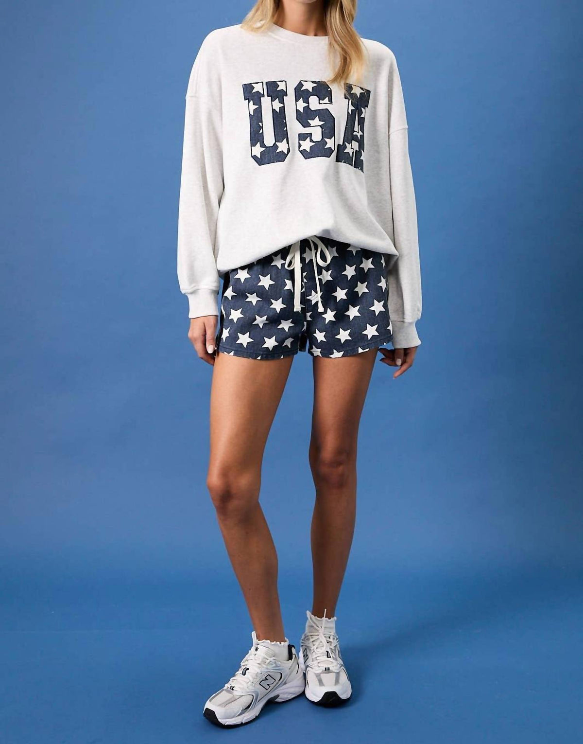 Sunday Edition - Liberty Star Drawstring Shorts