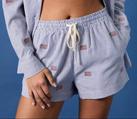 Sunday Edition - Striped Flag Shorts