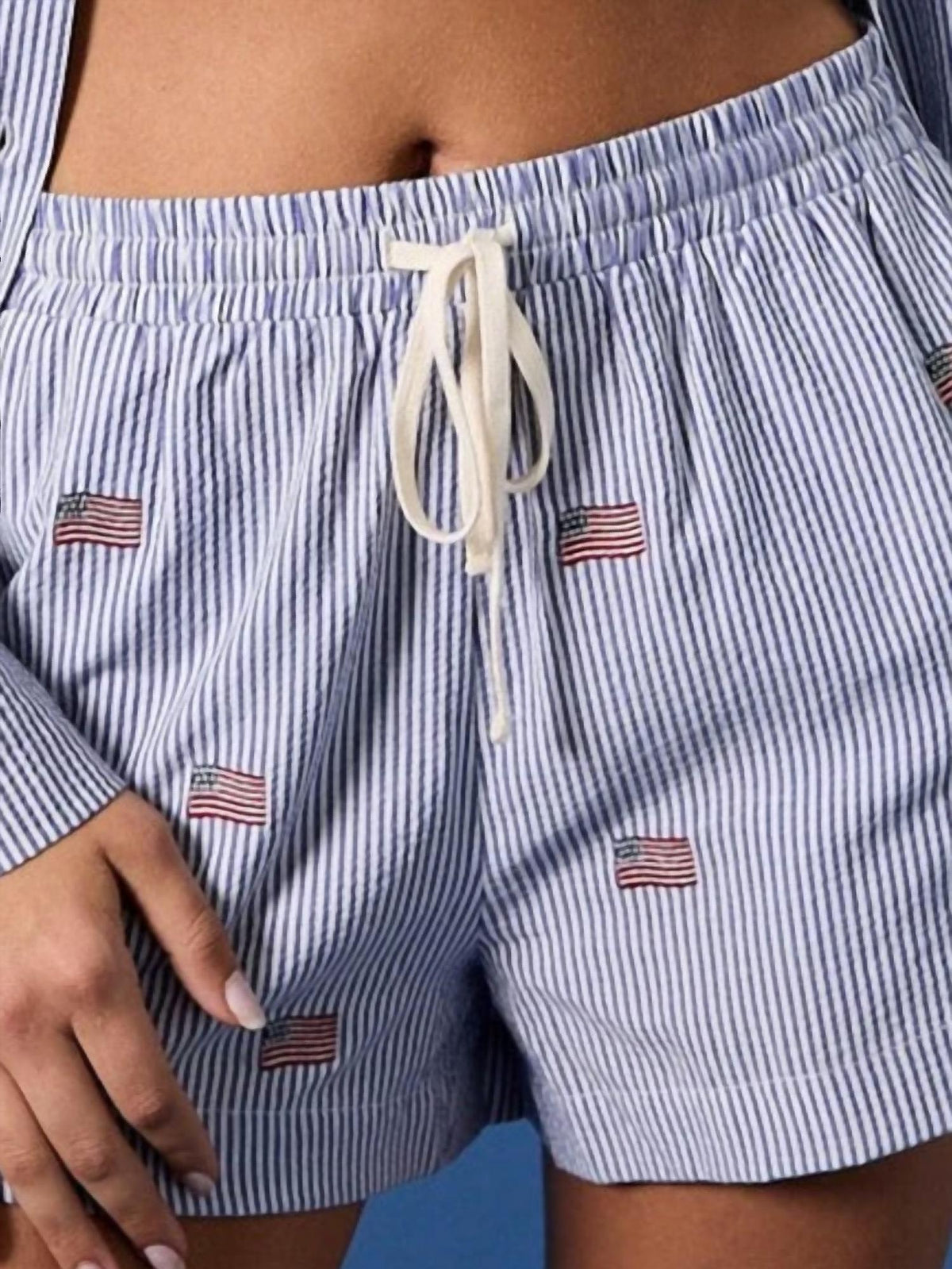 Sunday Edition - Striped Flag Shorts