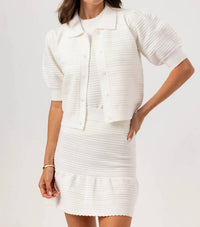 Sundays - Elia Pointelle Stitch Cardigan