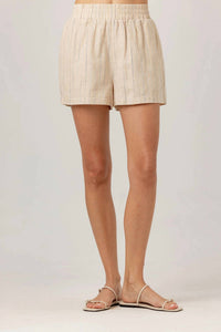 Sundays - Multi Stripe Linen Fuller Shorts