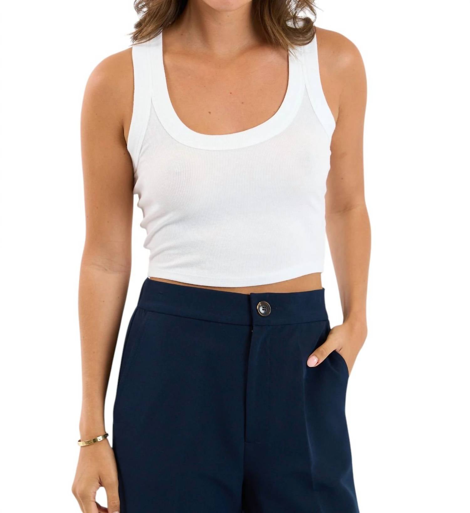 Sundays - Naz Tank Top - clothing - cotton - blend - solid