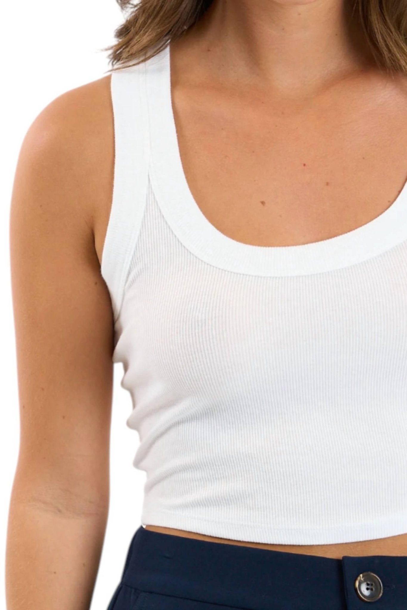 Sundays - Naz Tank Top - clothing - cotton - blend - solid