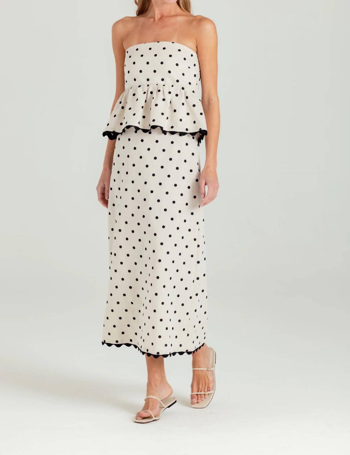 Sundays - Polka Dot Alden Maxi Skirt
