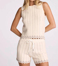 Sundays - River Shorts - beige - clothing - high - waist