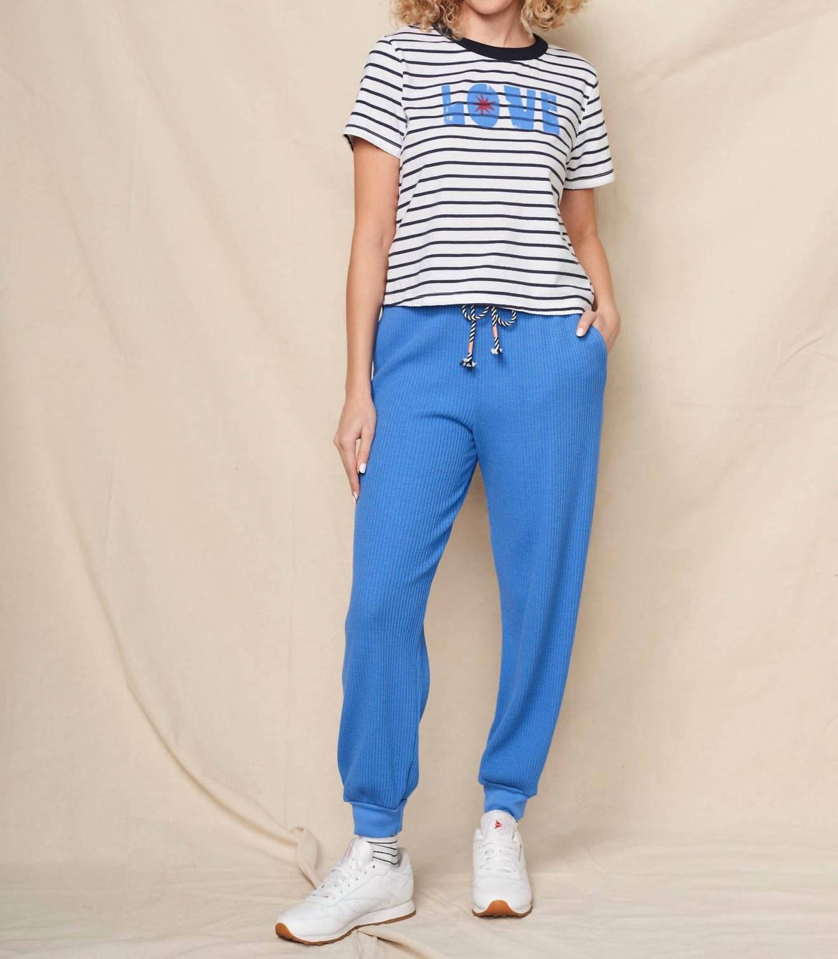Sundry - Boxy Crew Ringer Tee