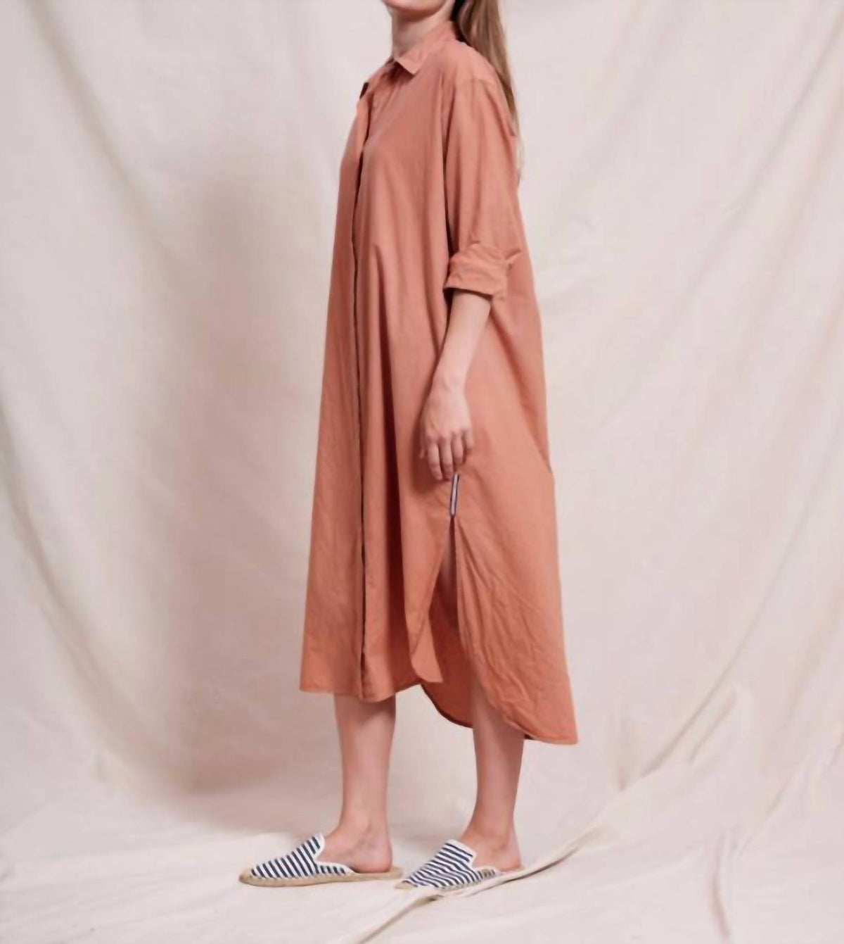 Sundry - Easy Shirt Midi Dress
