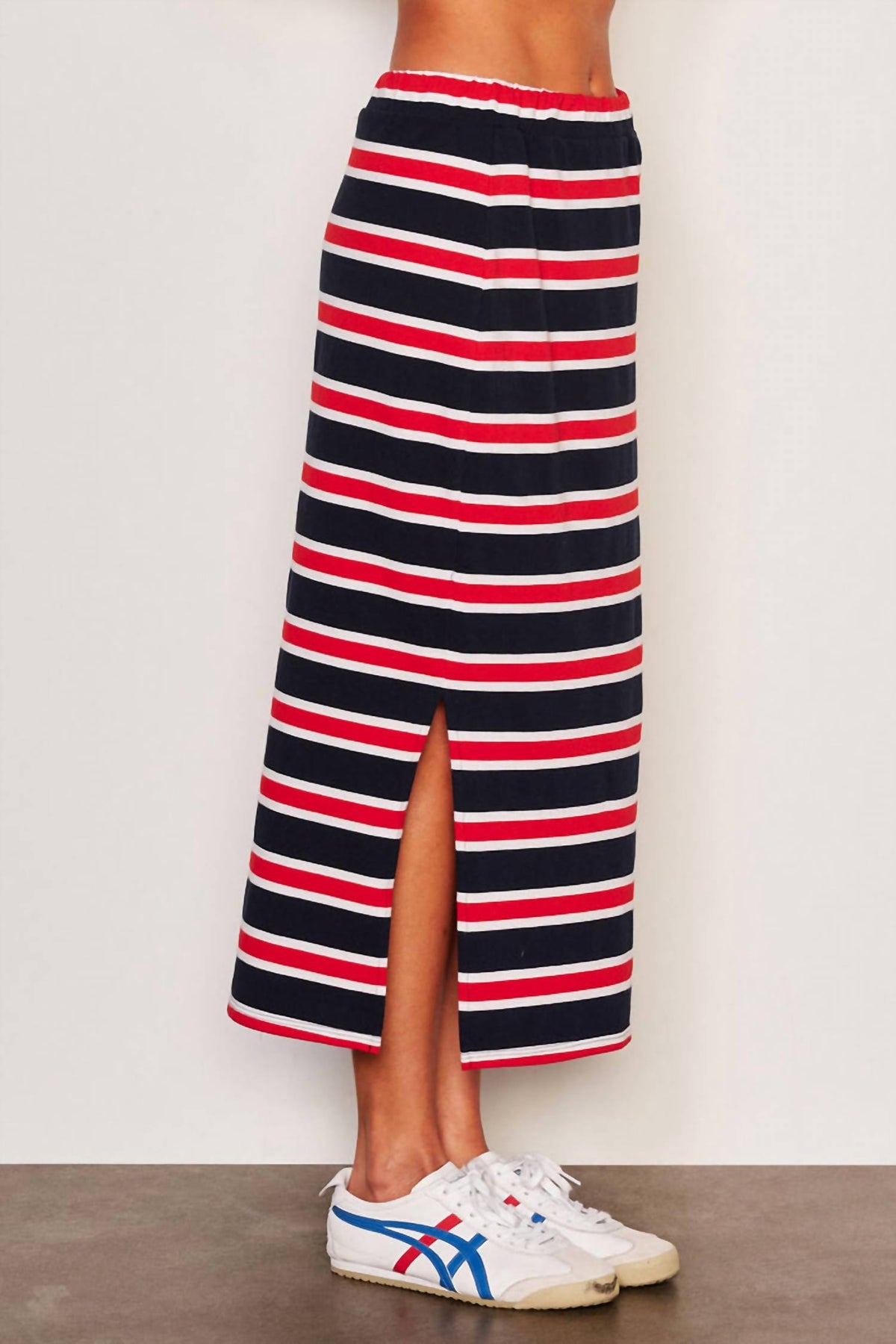 Sundry - Midi Side Slit Skirt