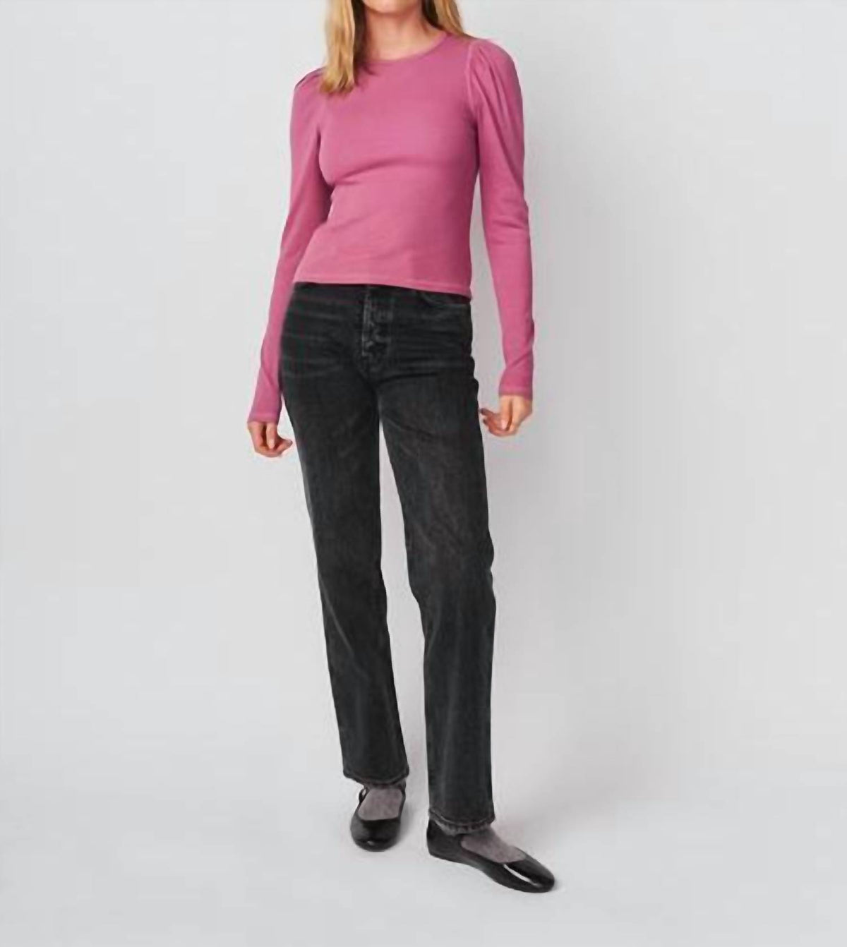 Sundry - Puff Sleeve Top