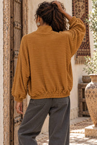 Surelymine - Ribbed Bomber Jacket