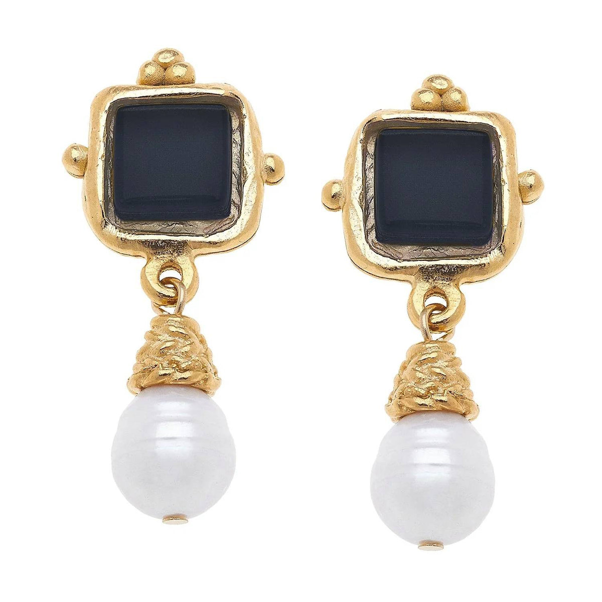 Susan Shaw - Charlotte Pearl Drop Earrings