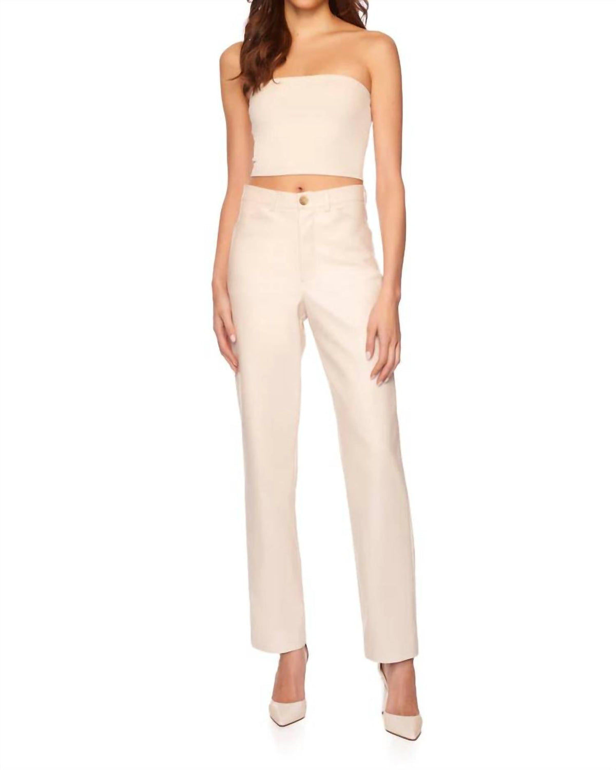Susana Monaco - BLANCHED LEATHER PANT
