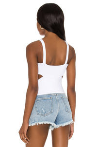 Susana Monaco - Cutout Crossover Crop Top