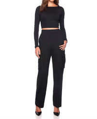 Susana Monaco - High Wasted-leg Cargo Pants
