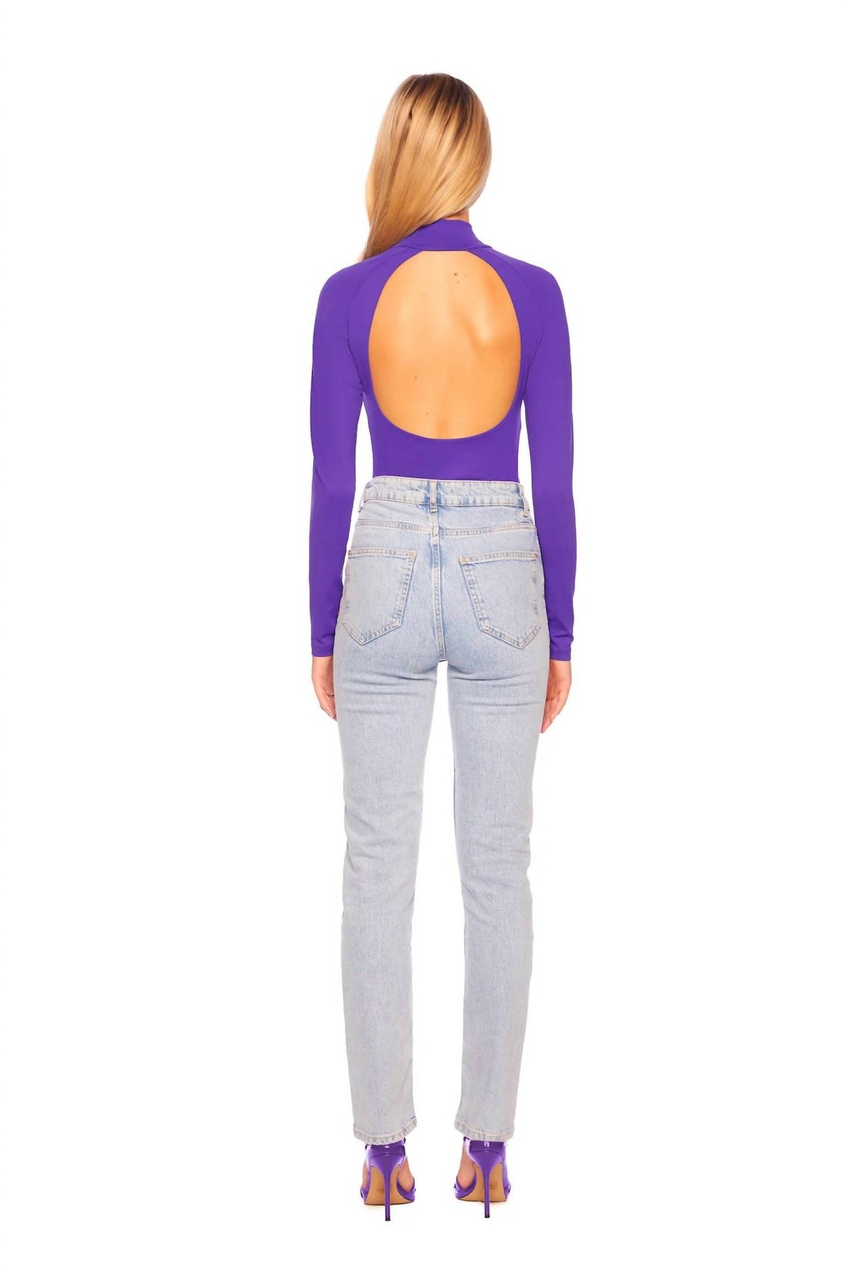 Susana Monaco - Open Back Mock Bodysuit