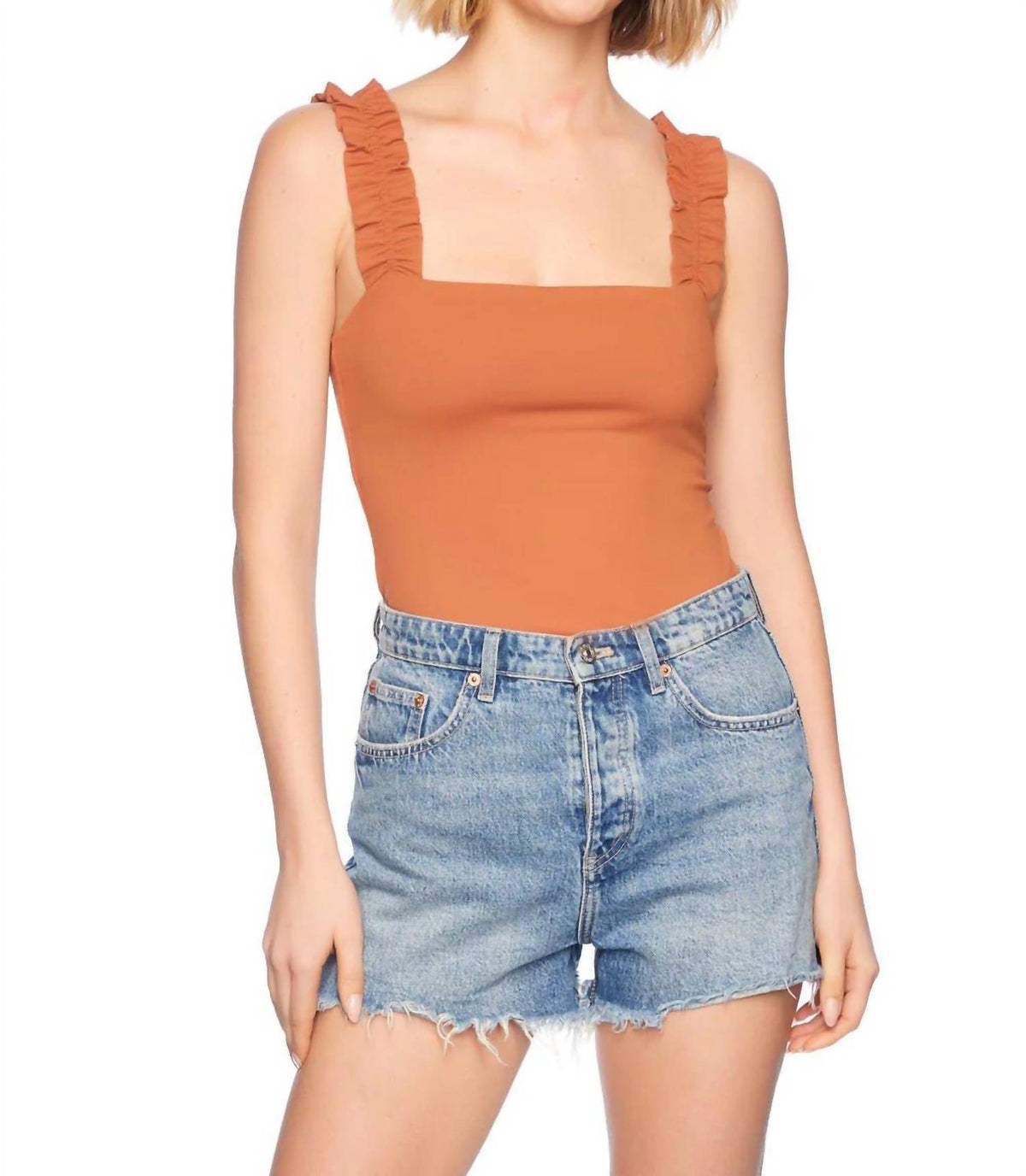 Susana Monaco - Ruffle Strap Top