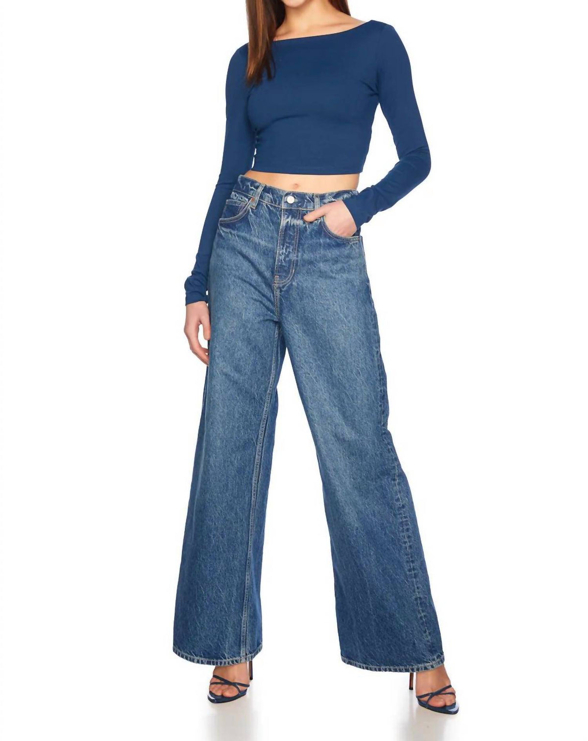 Susana Monaco - Scoop Back Crop Top