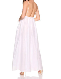 Susana Monaco - Solid Linen Empire Waist Dress