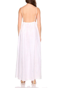 Susana Monaco - Solid Linen Empire Waist Dress
