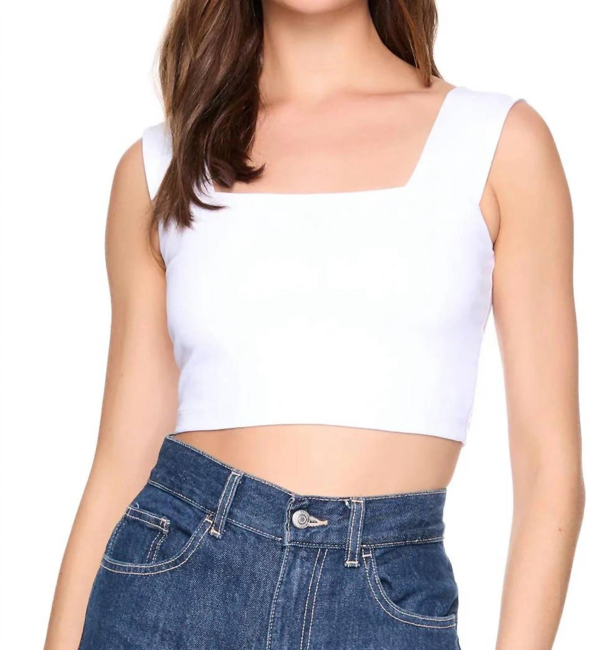 Susana Monaco - Wide Strap Crop Tank