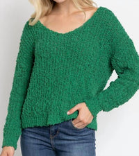 Sweet Generis - Loose Popcorn Knit Pullover