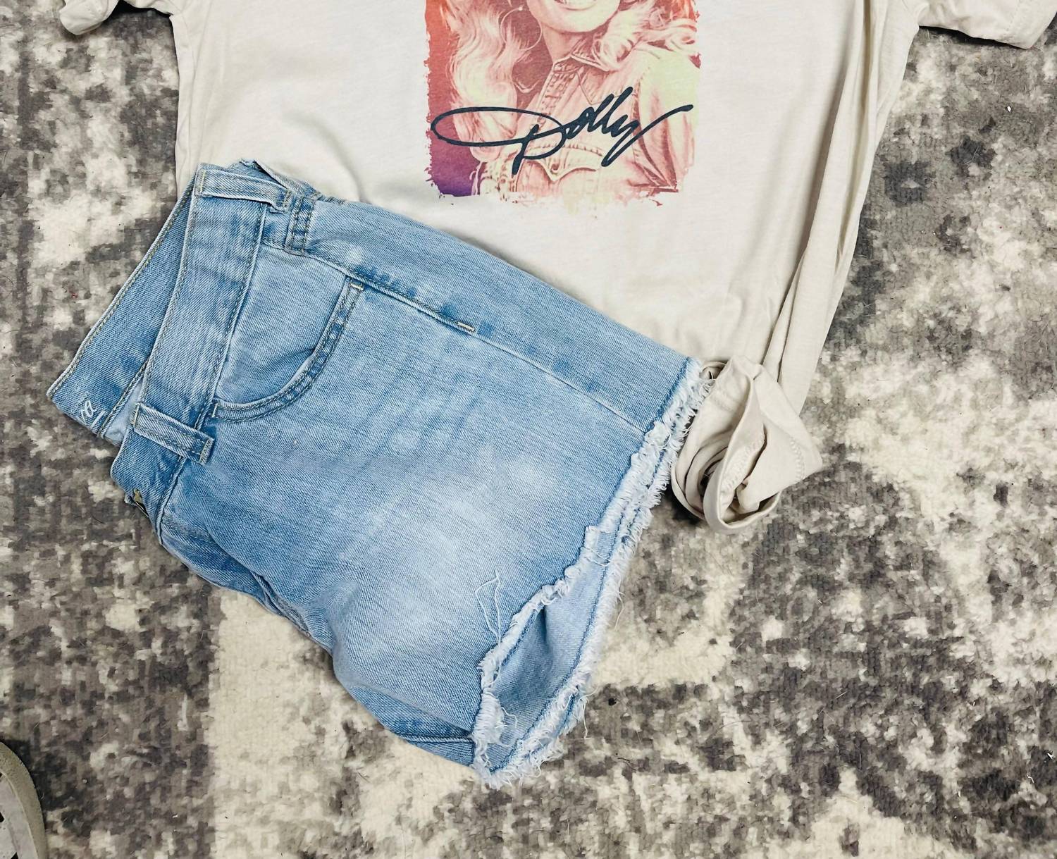 Sweet Southern Wholesale - Dolly Parton Graphic Tee - beige - clothing - graphic