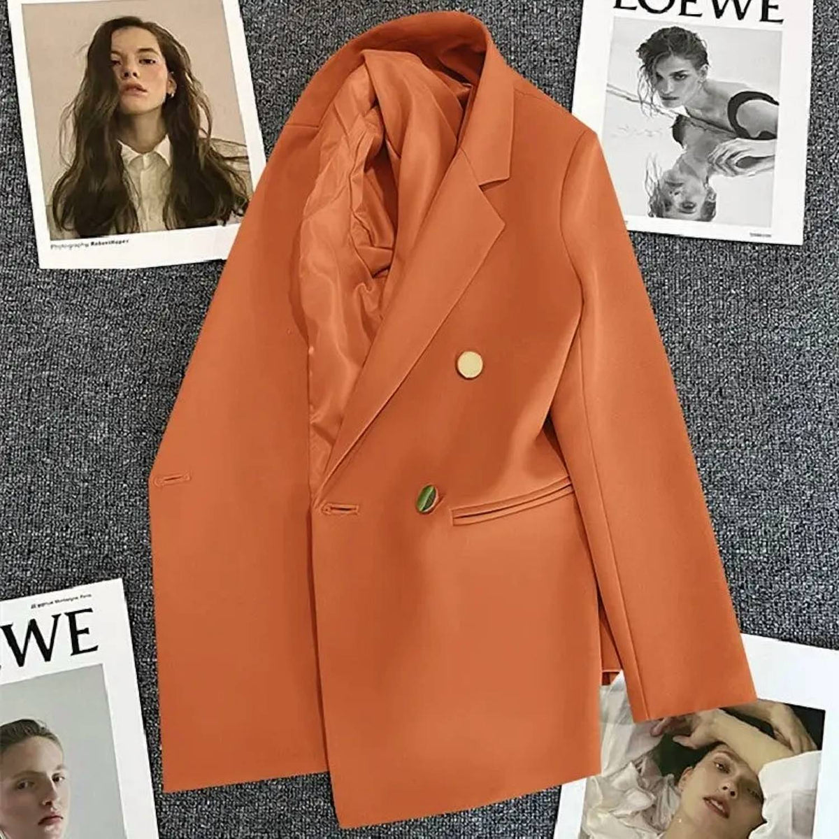 Sweetkama - Women's Candy Colored Casual Versatile Blazer