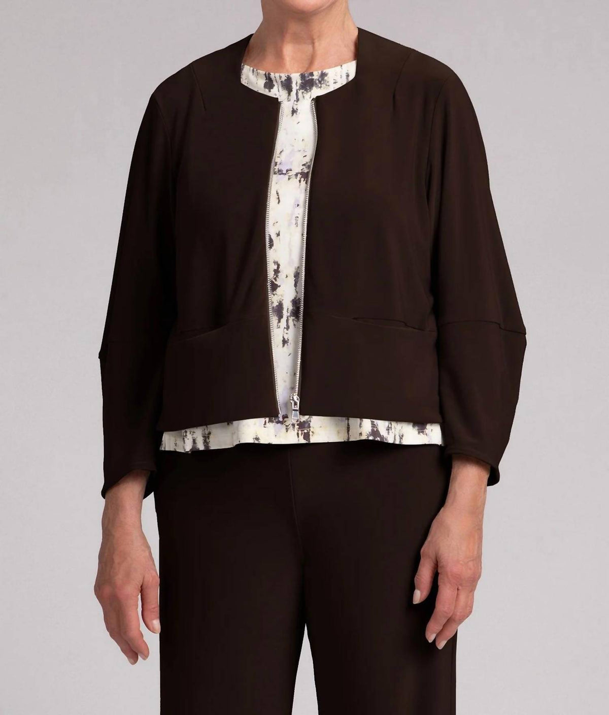 Sympli - Cropped Lantern Jacket