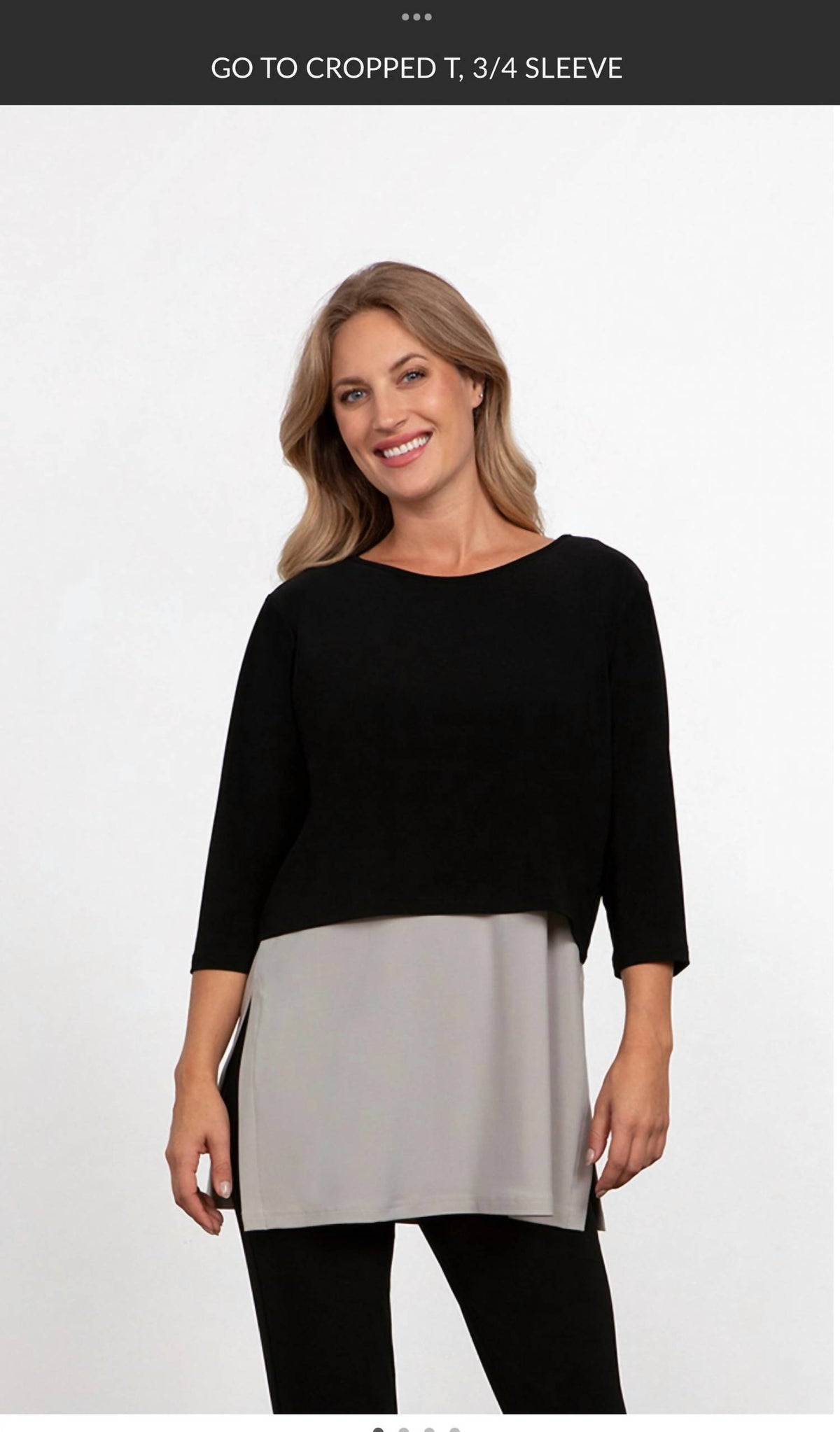 Sympli - Go To Cropped Top