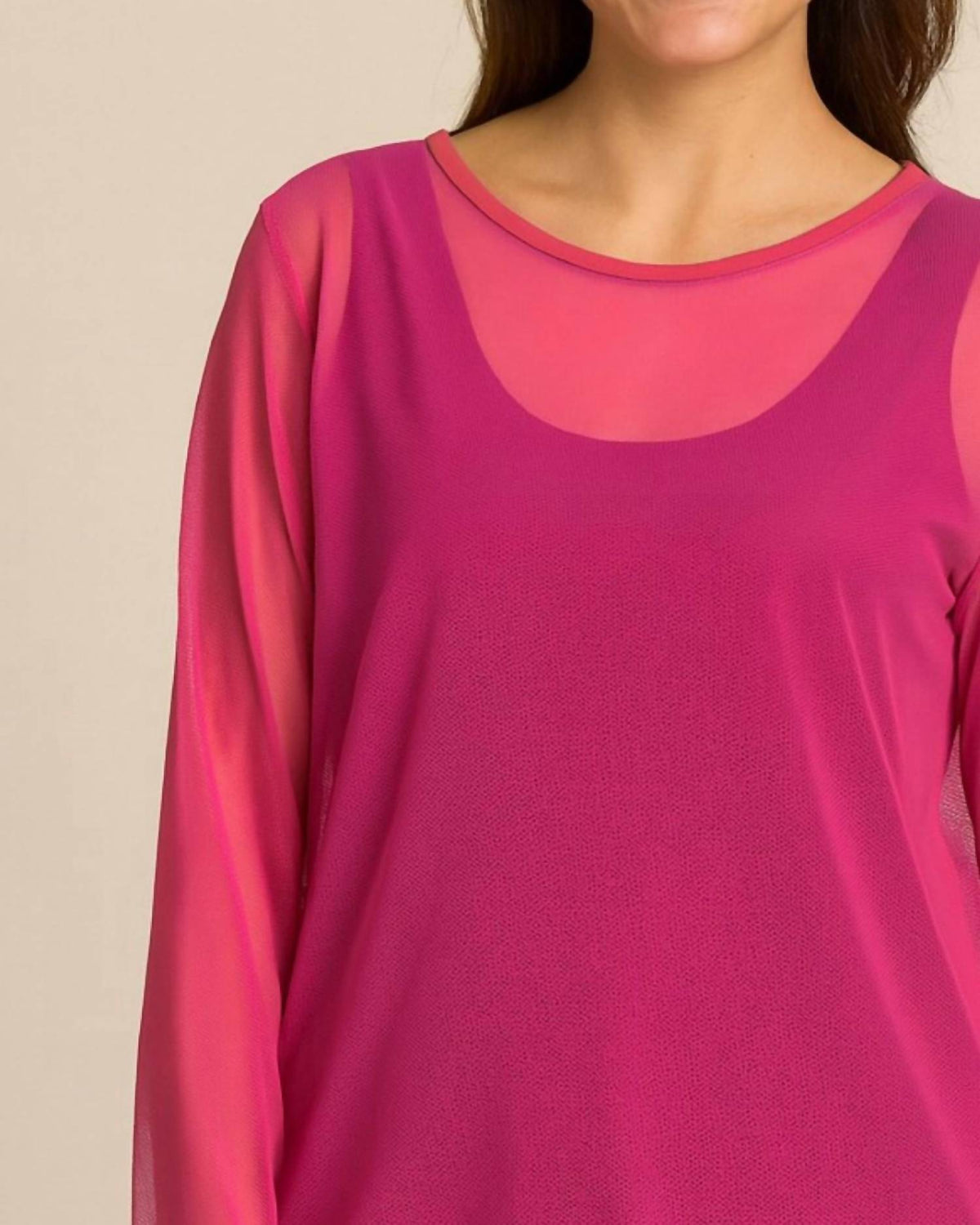 Sympli - Mesh Go To Cropped Tee