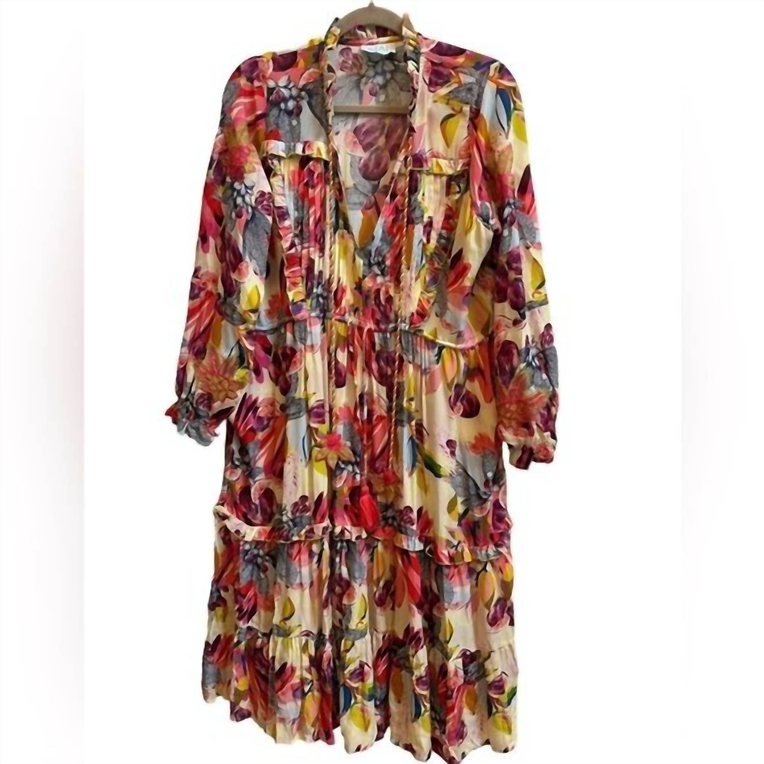 Taj By Sabrina Crippa - Baxedes Midi Dress - clothing - dresses - floral