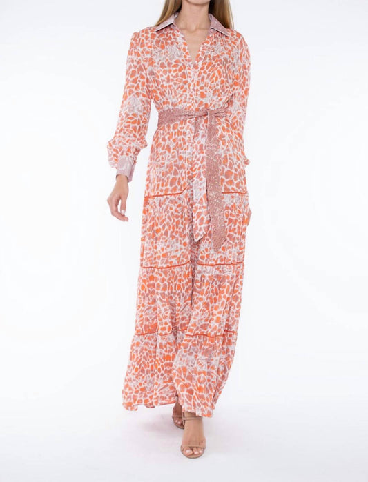 Taj By Sabrina Crippa - Daphys Combo Skin Maxi Dress - clothing - dresses - maxi