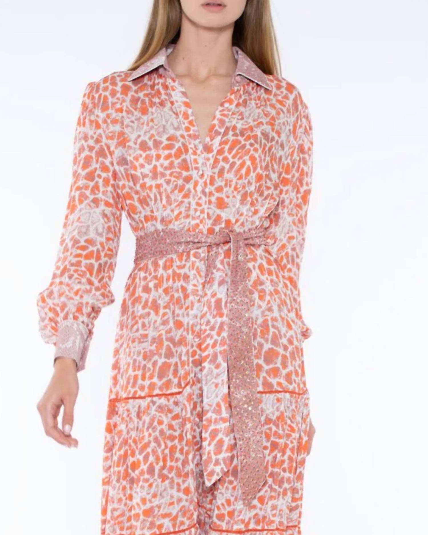 Taj By Sabrina Crippa - Daphys Combo Skin Maxi Dress - clothing - dresses - maxi