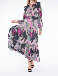 Taj By Sabrina Crippa - Emma Smocked Waist Maxi - black - clothing - dresses