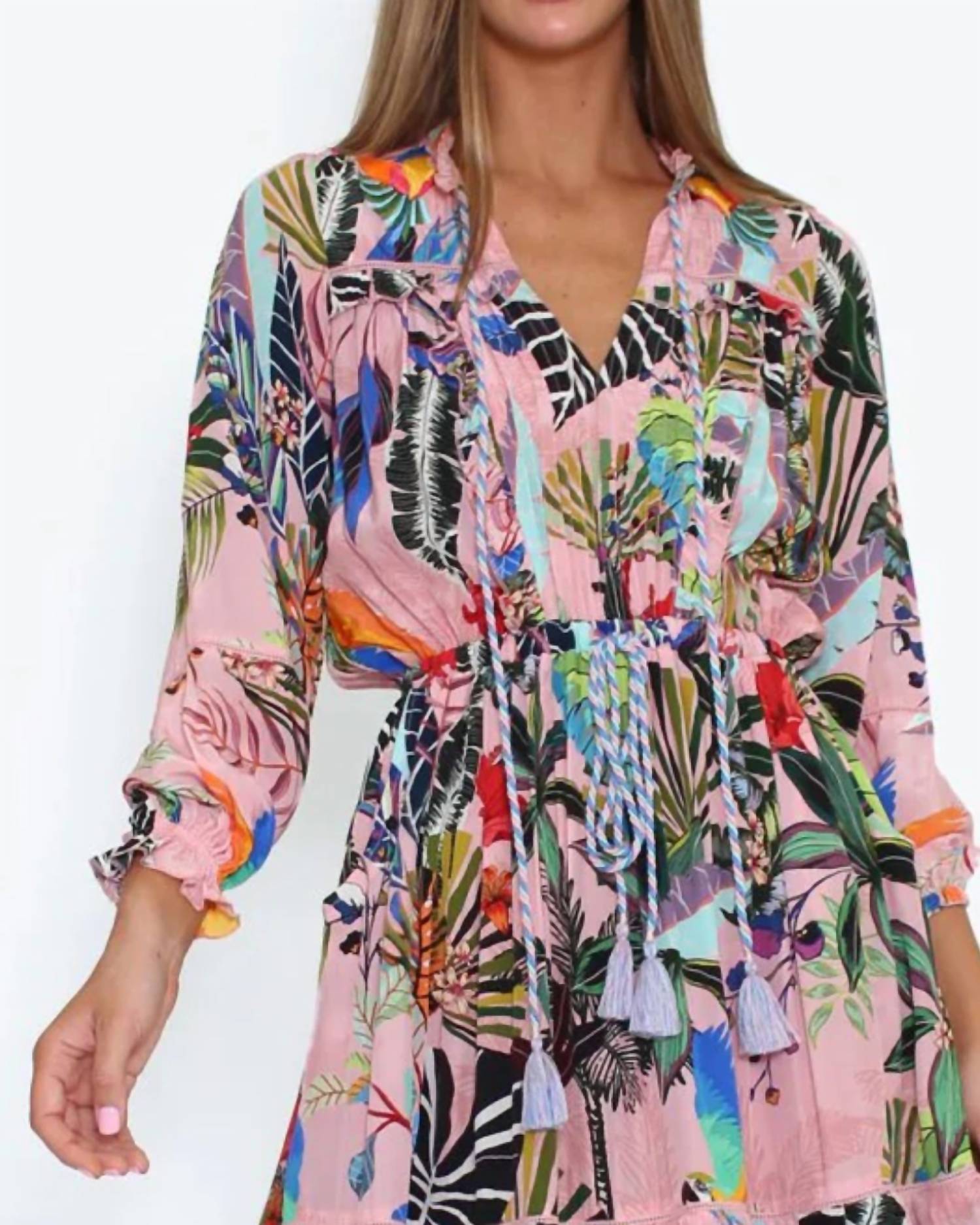 Taj By Sabrina Crippa - Jungle Midi Dress - clothing - dresses - midi