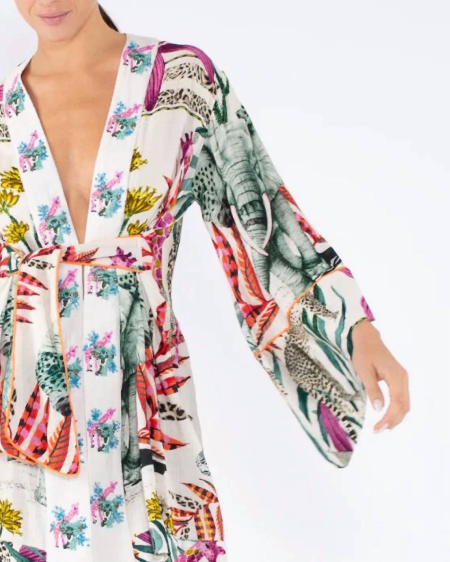 Taj By Sabrina Crippa - Kimono Resort Dress - clothing - collection:Graddresses(Auto) - dresses