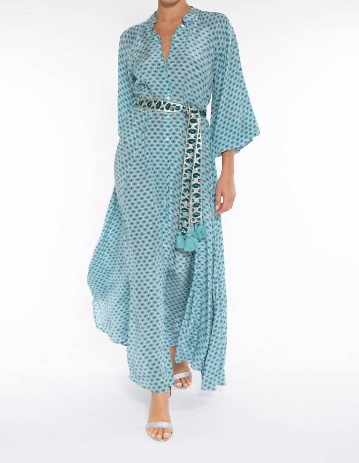 Taj By Sabrina Crippa - Long - sleeve Button Down Maxi Dress - clothing - dresses - maxi