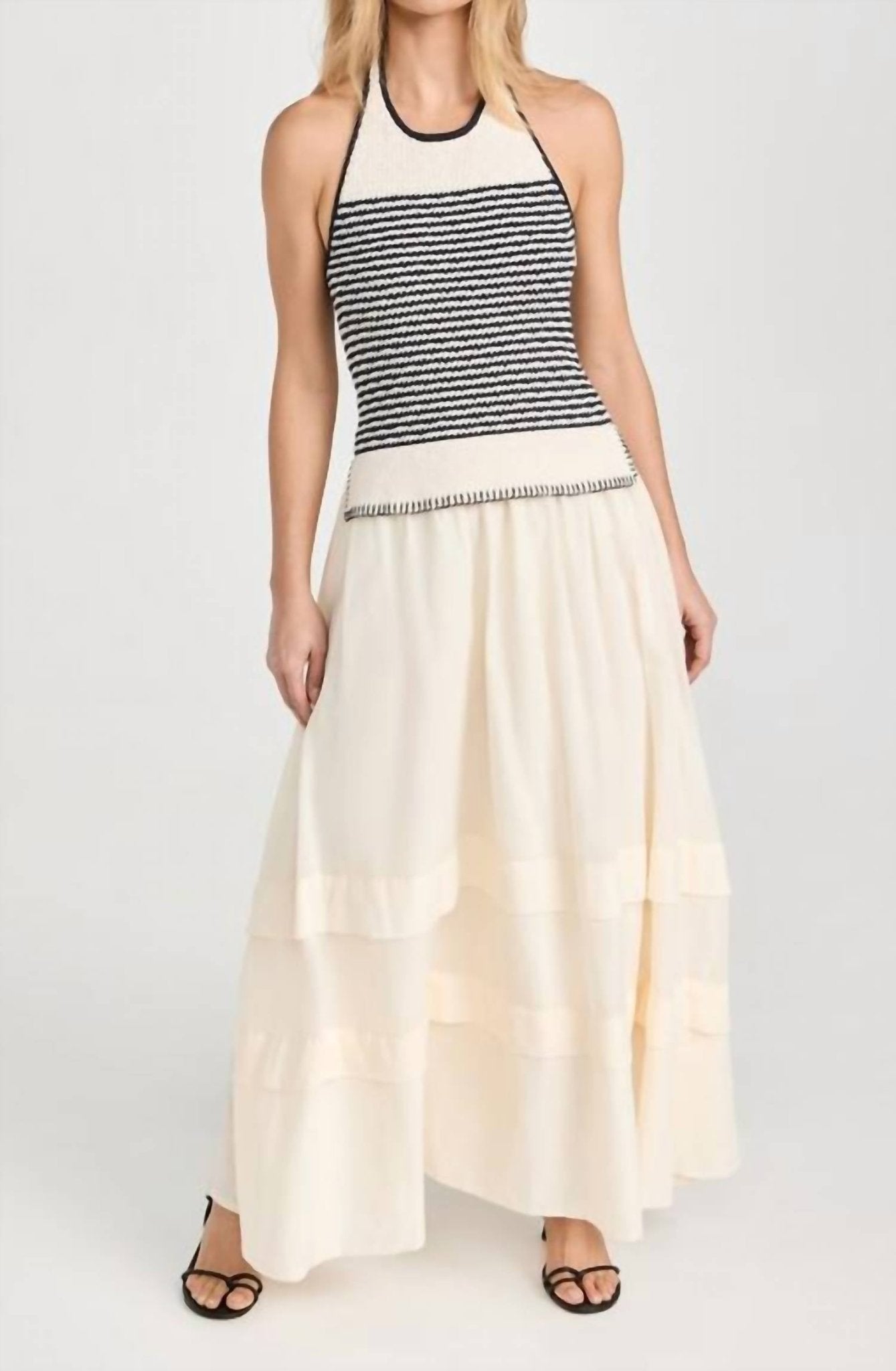 Tanya Taylor - Miller Sleeveless Top - beige - clothing - cotton