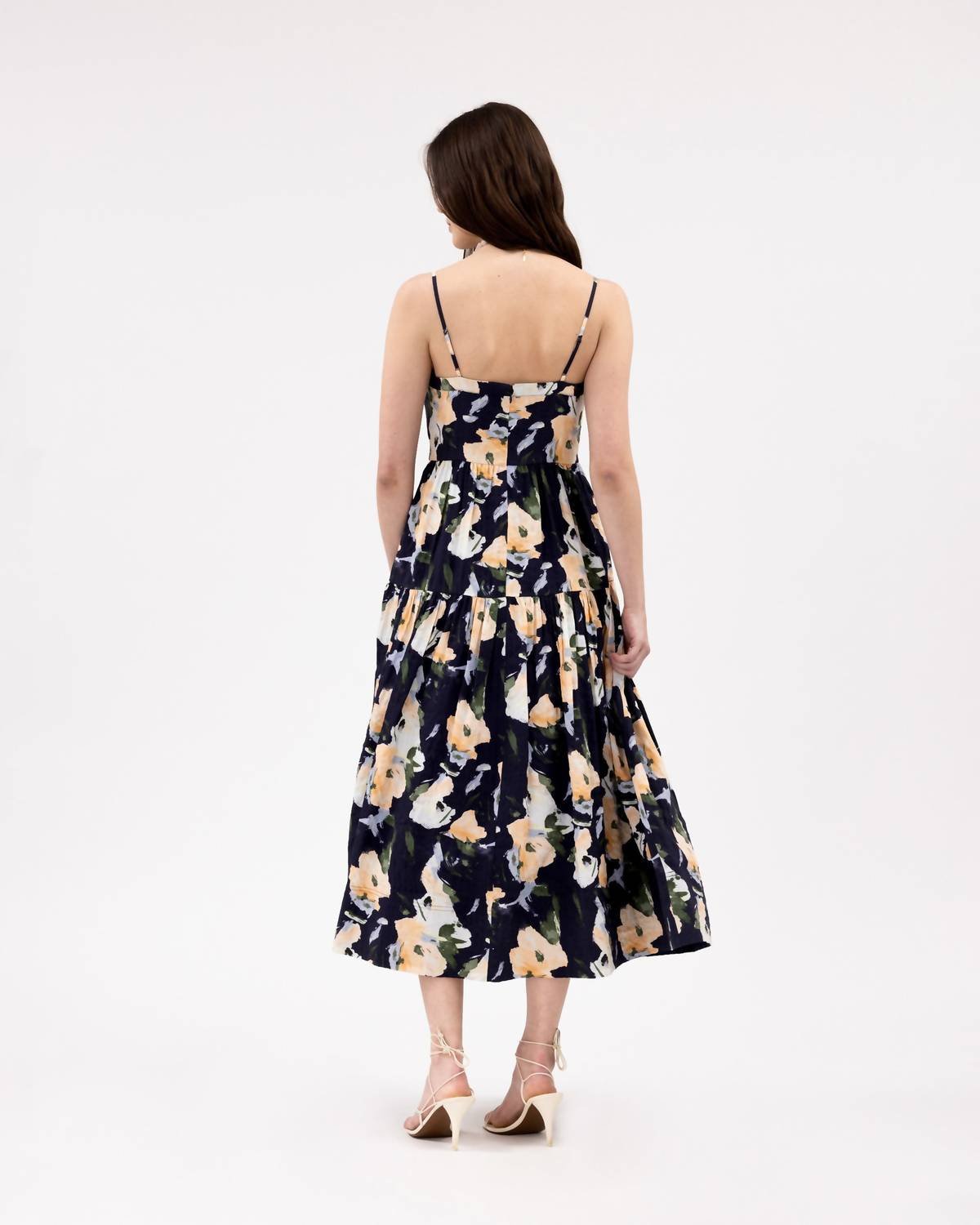 Tanya Taylor - Verona Midi Dress - blue - clothing - dresses