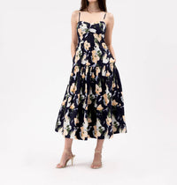 Tanya Taylor - Verona Midi Dress - blue - clothing - dresses