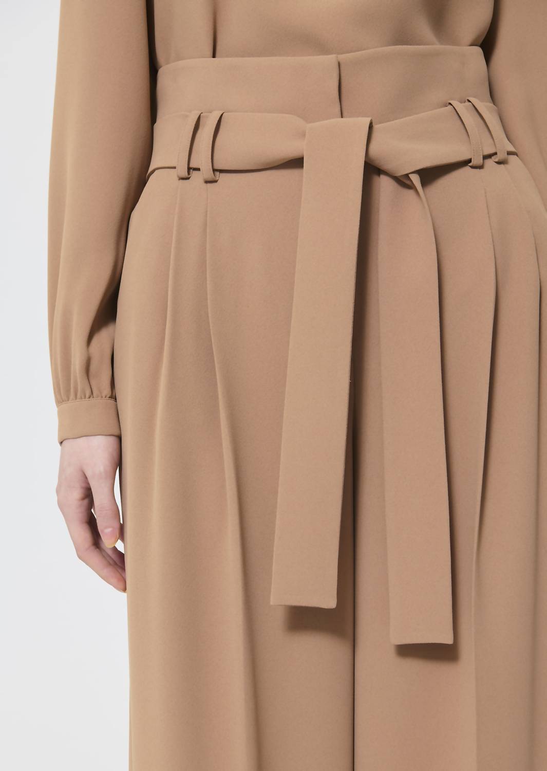 Tara Jarmon - High-waisted Belted Trousers