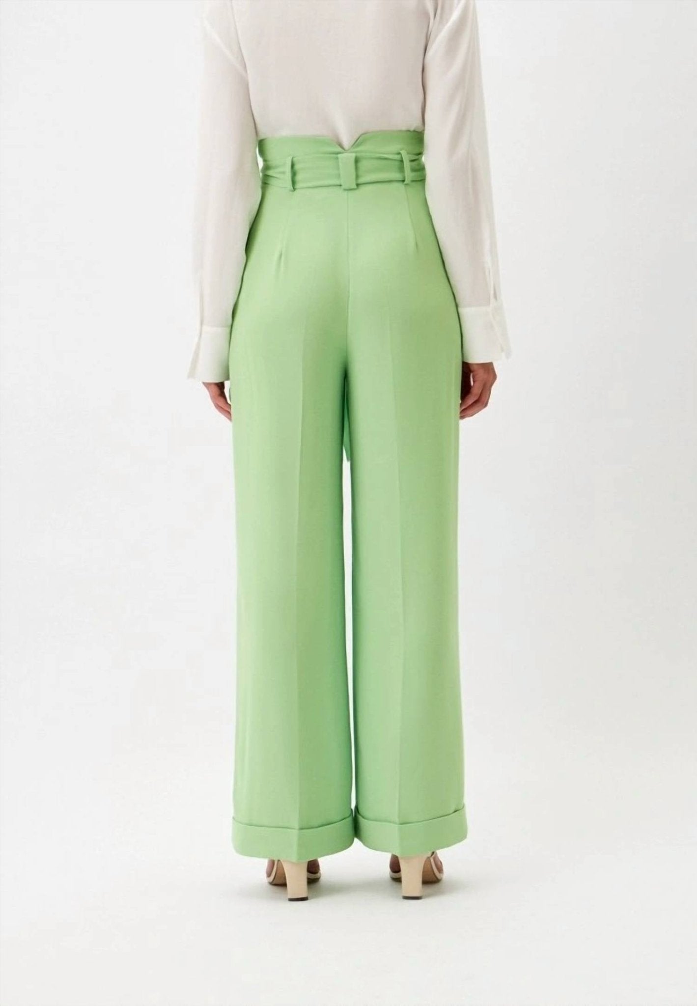 Tara Jarmon - Jade Flare Pants - clothing - green - pants
