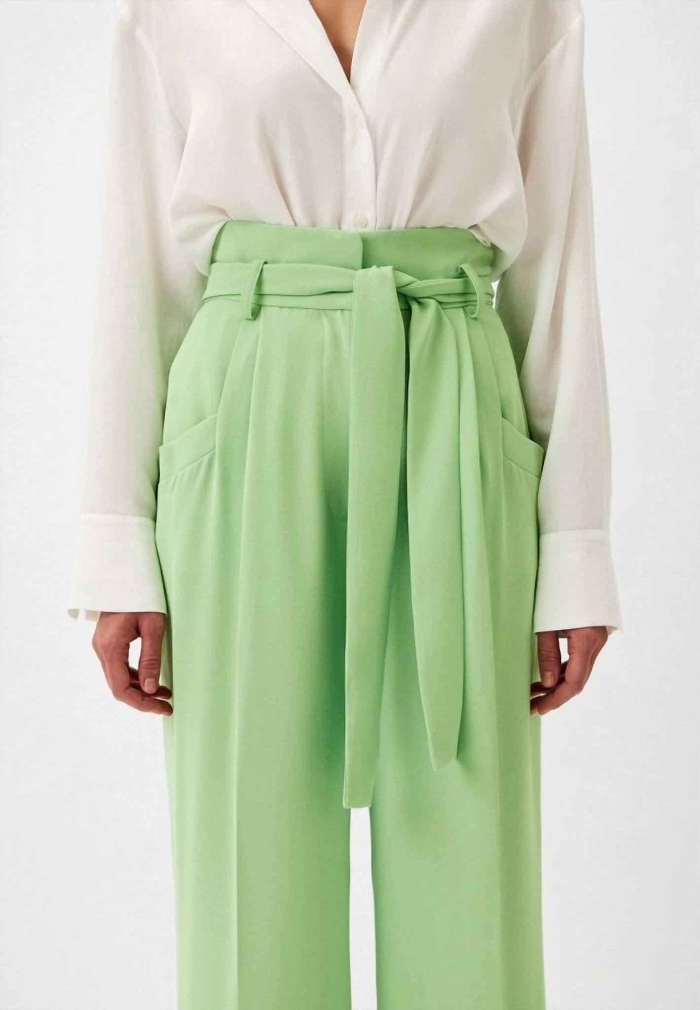 Tara Jarmon - Jade Flare Pants - clothing - green - pants