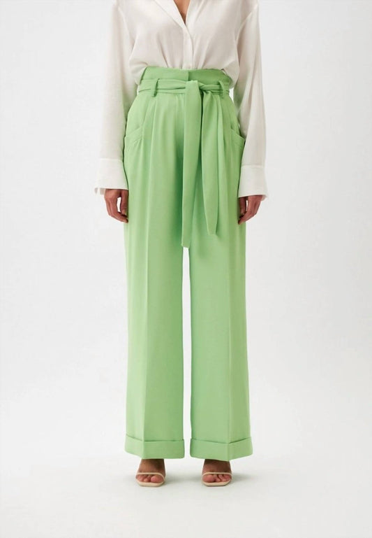 Tara Jarmon - Jade Flare Pants - clothing - green - pants