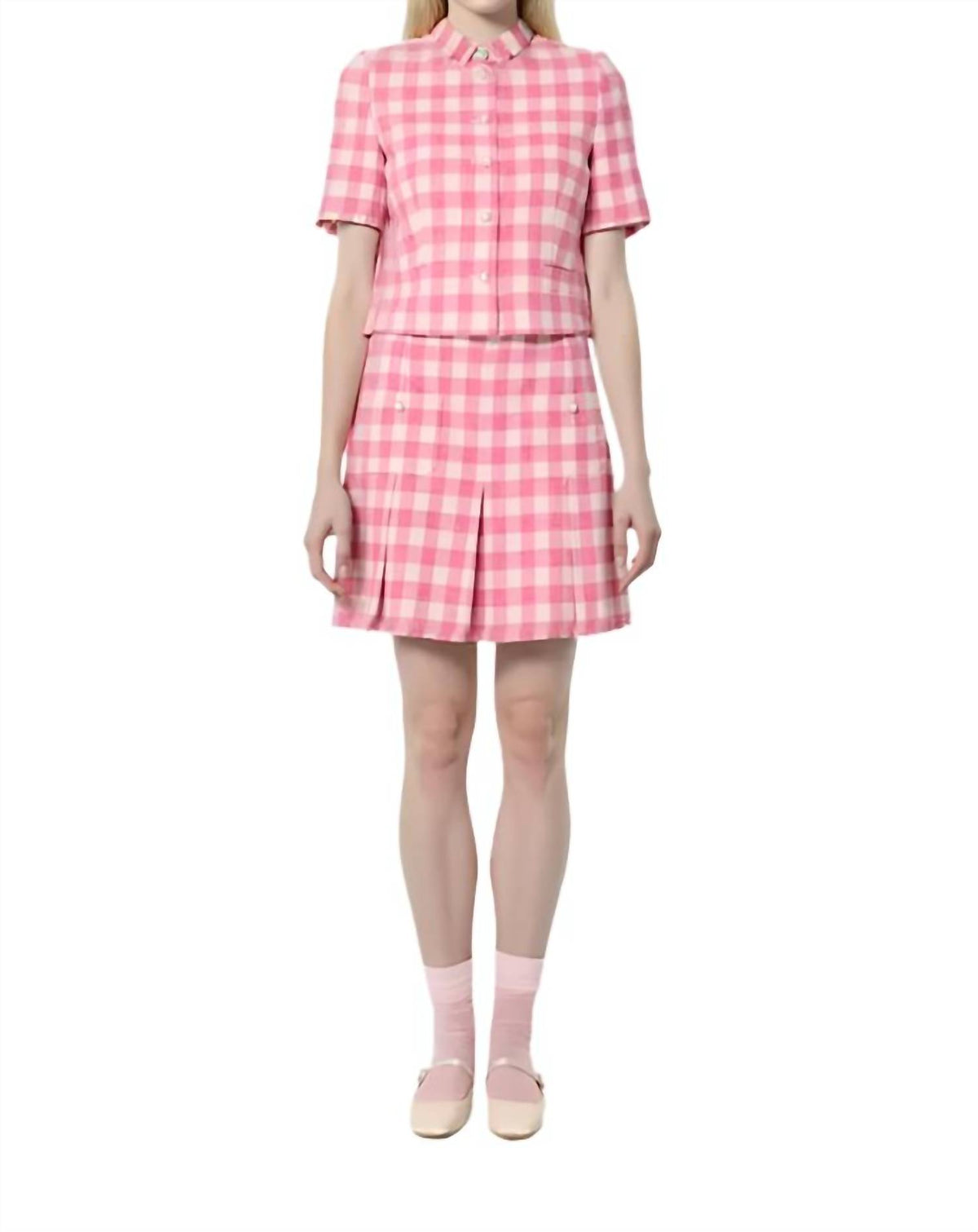 Tara Jarmon - Vanita Gingham Jacket