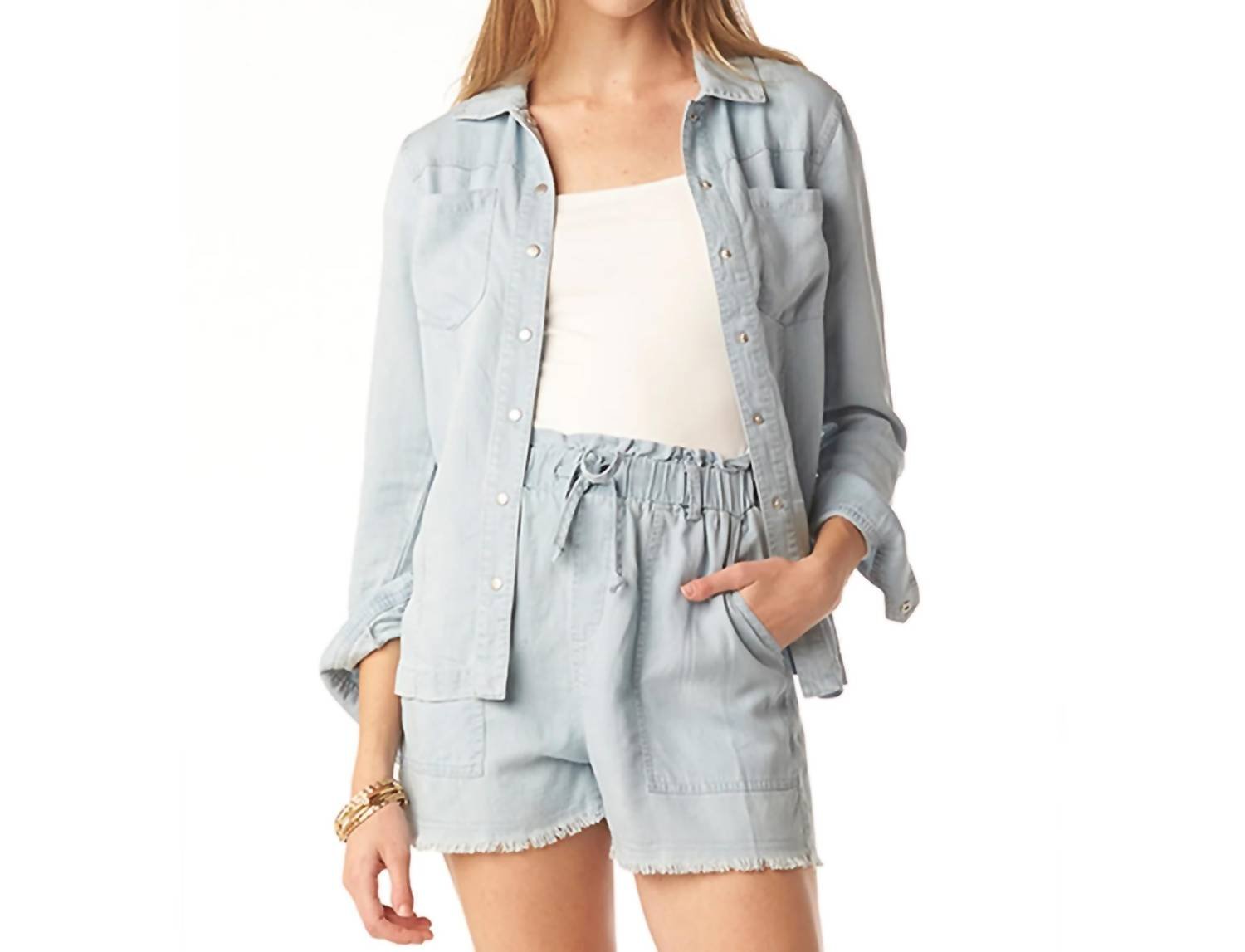 Tart Collections - Georgina Shorts - blue - clothing - jean - shorts