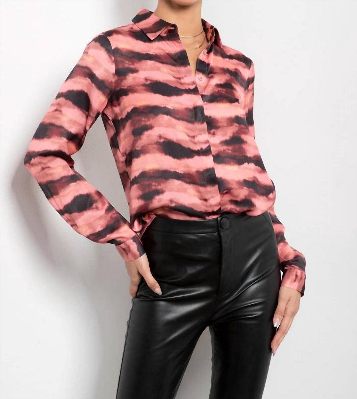 Tart Collections - Sky Button Blouse