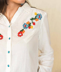 Tasha Polizzi - Winnie Shirt - button - down - shirts - clothing - cotton